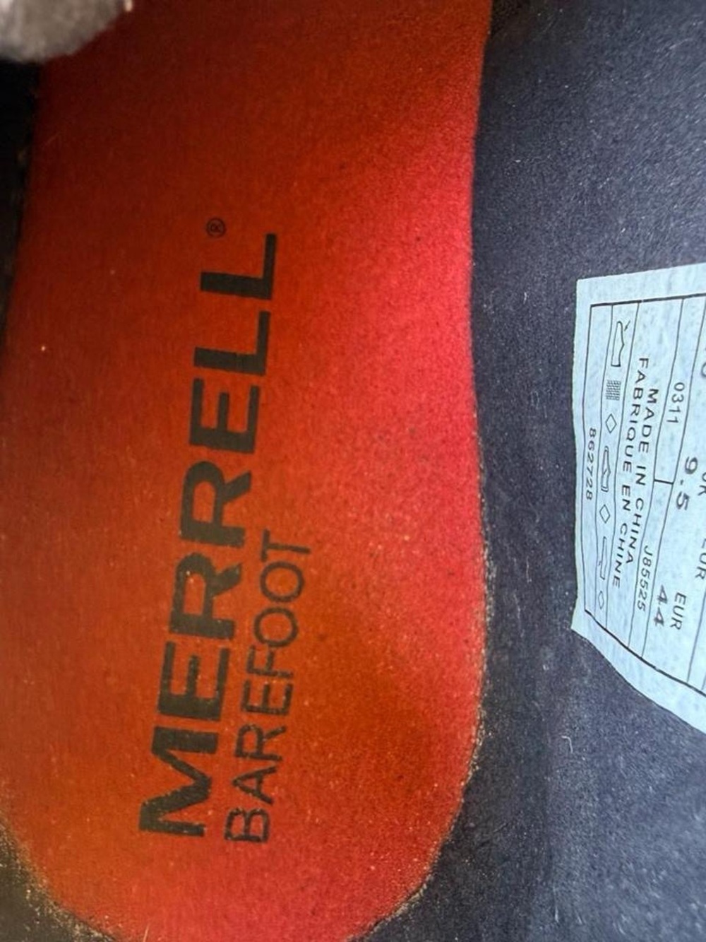 Merrell Black and Red Lightweight Trail Sneakers - Picture 6 of 7